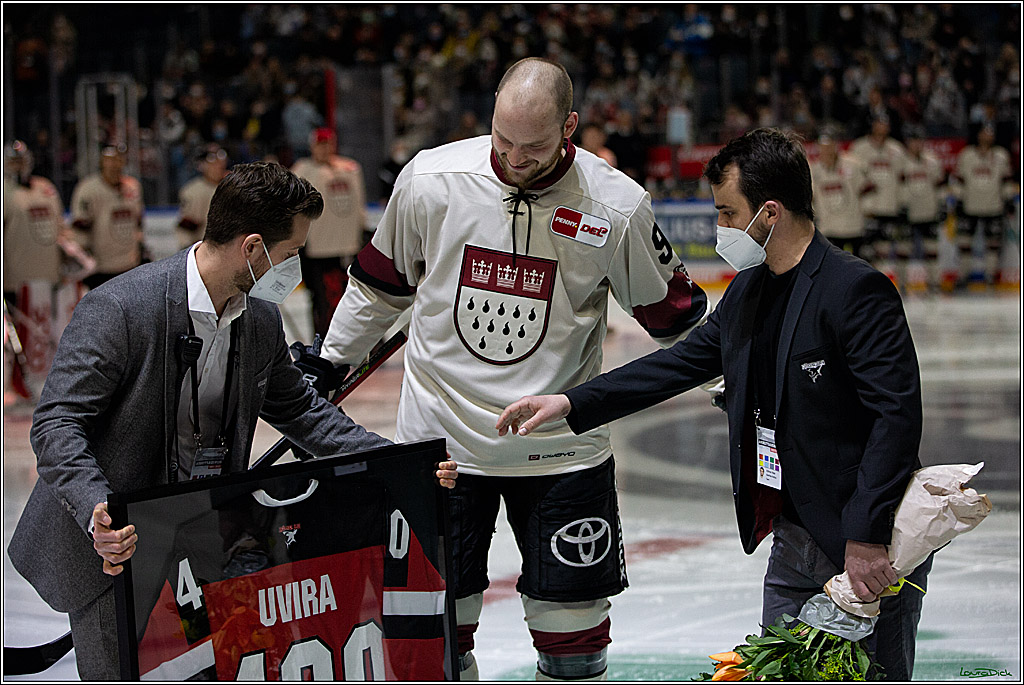 PENNY DEL;  Koelner Haie - EHC Red Bull Muenchen; Koeln, 18.03.2022
